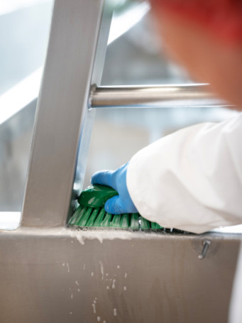 Щетка ручная XL Vikan (230мм, супер жесткий, зеленый)