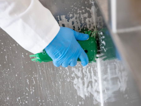 Щетка ручная XL Vikan (230мм, супер жесткий, зеленый)