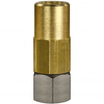 Переходник 3/8"г-1/4"г (350бар, нерж/лат, вращ, тип ST-301) R+M