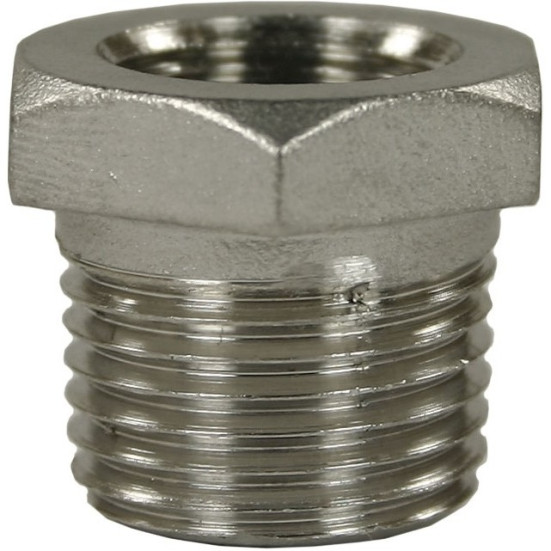 Переходник 1/8"г-3/8"ш (нерж, 500бар) R+M