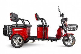 Трицикл электрический Rutrike Экипаж (красный)