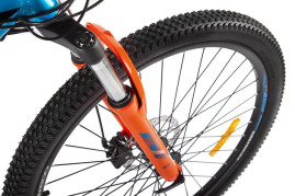 Электровелосипед Eltreco XT 600 D (сине-оранжевый)