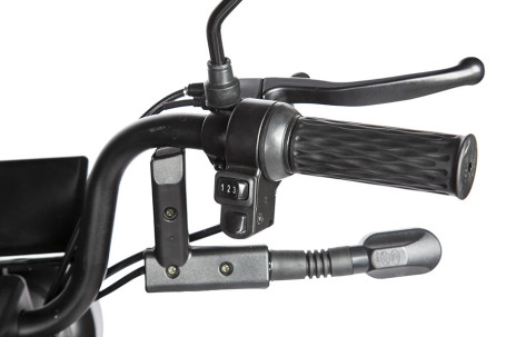 Трицикл электрический Rutrike Экипаж (серый)