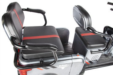 Трицикл электрический Rutrike Экипаж (серый)