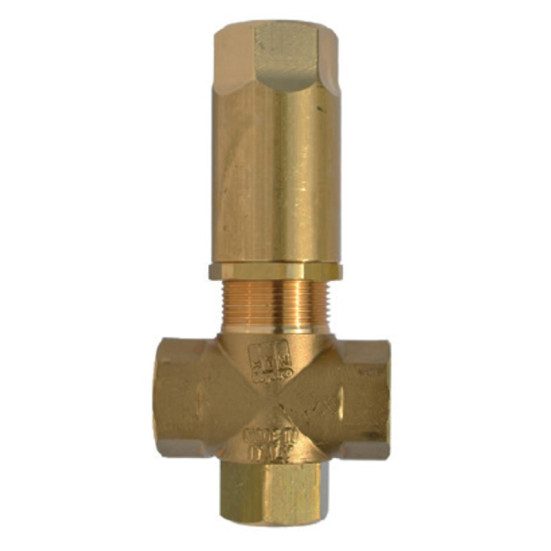 Клапан предохранительный MTM MR401 (280бар, 24л/мин, 3/8"г-3/8"г, By-pass 3/8"г)