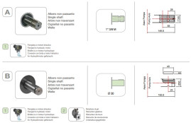 Мембранный насос Comet BP130 D (20 бар, 124 л/мин, ВОМ 1"3/8)