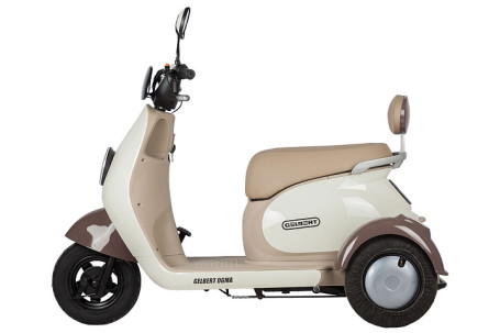 Трицикл электрический Rutrike Gelbert Ogma (48/60V, 650W, бело-красный) (0000252-3120)