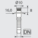 Фитинг высокого давления DKF-W (DN06, Karcher d10, лат) R+M