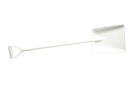 Лопата FBK (полипропилен, 330х380х1330 мм, белый)