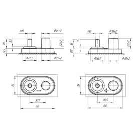 Тяговый аккумулятор Ventura FFT 06 197 (6В, 197Ач, WET)