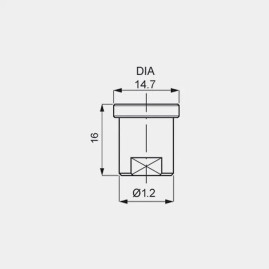 Форсунка 25040 (мундштук Karcher, AISI 416) PNR