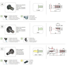 Мембранный насос Comet BP75 (20 бар, 67 л/мин, полый вал 20 мм-ВОМ 1"3/8)