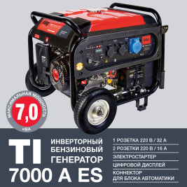 Генератор бензиновый инверторный FUBAG TI 7000 A ES