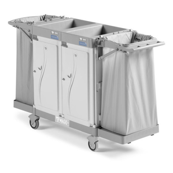 Тележка TTS MAGIC HOTEL 850 SAFETY (двери с замками, 120л, колеса, тормоз) (11978-MH850S0T0V)