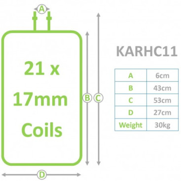 Змеевик (277х540мм, для HDS 895 H) R+M