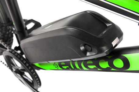 Электровелосипед Eltreco XT 800 new (черно-зеленый)