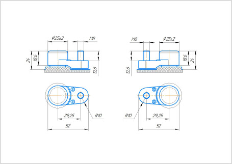 Тяговый аккумулятор Ventura FFT 06 270 (6В, 270Ач, WET)