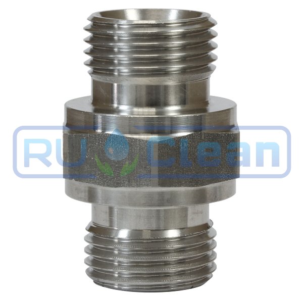 Переходник 1/2"ш-1/2"ш R+M (500бар, нерж)