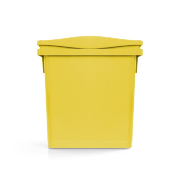 Ведро TTS (4л, прямоугольн, полипропилен, желтый)
