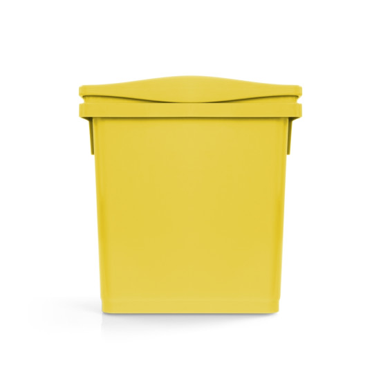 Ведро TTS (4л, прямоугольн, полипропилен, желтый)
