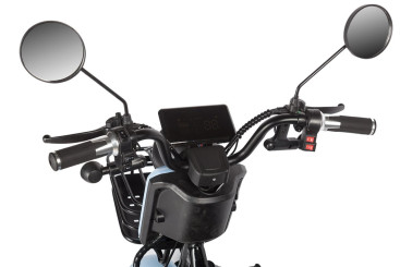 Трицикл электрический Rutrike Gelbert Vega 48V/60V 600Вт (голубой)