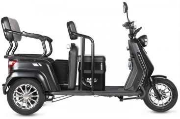Трицикл электрический Rutrike Топик (черный)