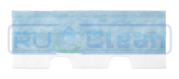 Моп TTS TNT TRILOGY (42х16см, одноразовый, 10уп по 25шт, синий)