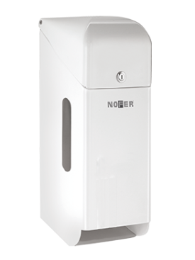 Диспенсер для туалетной бумаги Nofer 05100.W (3 рулона, белый)