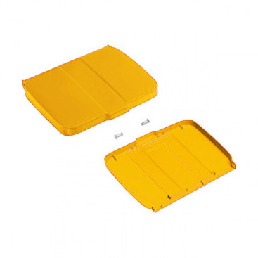 Крышка для держателя мешка TTS (120л, с чек-листом, жёлтый)