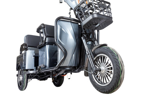 Трицикл электрический Rutrike Gelbert Tuban (48/60V, 600W, белый) (0000134-3063)