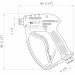 Курок RL 30 (вх.М22x1.5ш.вращ, вых.1/4"г)