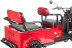 Трицикл электрический Wanshida LC-F200 60V 1000Вт (красный)
