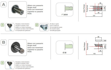 Мембранный насос Comet BP40 (15 бар, 43.3 л/мин, ВОМ 1"3/8)