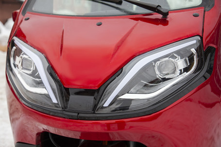 Трицикл электрический Rutrike Кабина (красный)