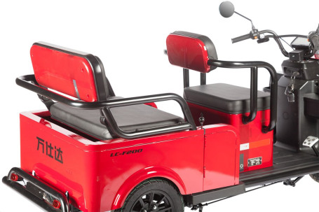 Трицикл электрический Wanshida LC-F200 60V 1000Вт (зеленый)