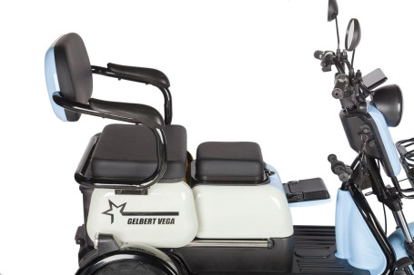 Трицикл электрический Rutrike Gelbert Vega (48/60V, 600W, красный) (0000136-3066)