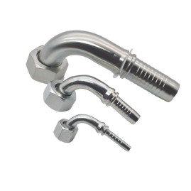 Фитинг высокого давления DKO-L (DN32, М45х2г, 90гр, оцинк) Robin