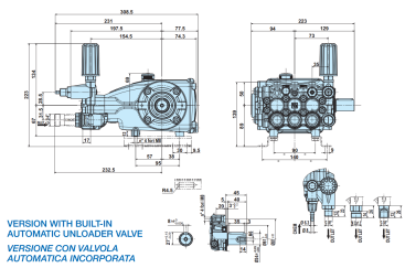 Насос высокого давления IPG E3B2515 (1450 об/мин, с регулятором)