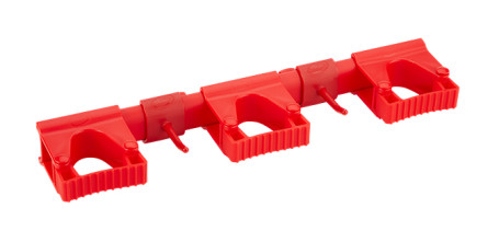 Гигиеничное настенное крепление Vikan (420мм, красный)