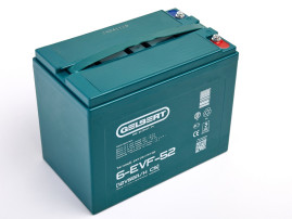 Тяговый аккумулятор Gelbert 6-EVF-52 (12В, 55Ач, AGM)