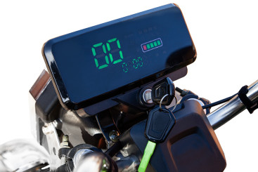 Трицикл электрический Rutrike Маяк 1500 60V1000W (темно-зеленый)