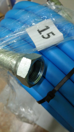 Шланг пищевой Uniclean AL20 (15м, DN12, 3/4г-байонет1/2, 20бар, 70гр.С)