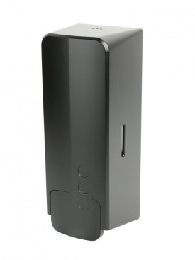 Диспенсер для мыла Nofer EVO (нажимной, черный)