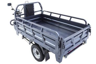 Трицикл электрический Rutrike Титан 2000 60V1500W (гидравлика, серый)