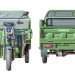  Трицикл электрический Rutrike Маяк 1500 60V1000W (серый)