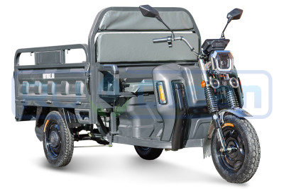  Трицикл электрический Rutrike Маяк 1500 60V1000W (серый)