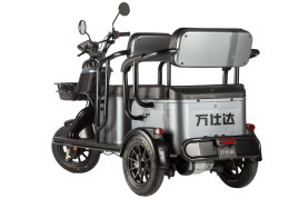 Трицикл электрический Wanshida UM+ 60V 1000Вт (зеленый)