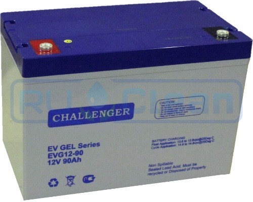 Тяговый аккумулятор CHALLENGER EVG12-100S (12В, 88Ач, GEL)