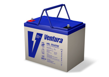 Тяговый аккумулятор Ventura HRL 12420W (12В, 90Ач, AGM)