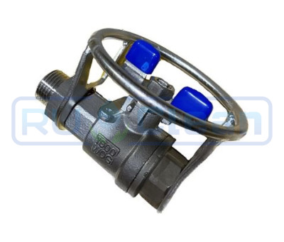 Кран для пены RC (1/2"г-1/2"ш, 70бар, с защитой)